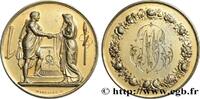FRANCE Médaille de mariage, Couple antique AMOUR ET MARIAGE 1889 (34mm, 17,98g, 12h) -