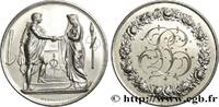 FRANCE Médaille de mariage, Couple antique AMOUR ET MARIAGE 1892 (34,5mm, 17,79g, 12h) -