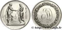 FRANCE Médaille de mariage, Couple antique AMOUR ET MARIAGE 1847 (34,5mm, 18,21g, 12h) -