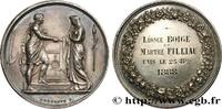 FRANCE Médaille de mariage, Couple antique AMOUR ET MARIAGE 1888 (34mm, 18,38g, 12h) -