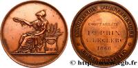 FRANCE Médaille de récompense, Association Polytechnique COMPTABILITÉ - SOCIÉTÉS ET COMPTABLES 75 - Paris 1868 (50,5mm, 62,08g, 12h) -
