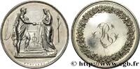 FRANCE Médaille de mariage, Couple antique AMOUR ET MARIAGE 1846 (34,5mm, 18,33g, 12h) -