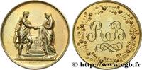 FRANCE Médaille de mariage, Couple antique AMOUR ET MARIAGE 1859 (28mm, 11,52g, 12h) -