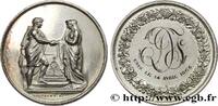 FRANCE Médaille de mariage, Couple antique AMOUR ET MARIAGE 1863 (28mm, 10,82g, 12h) -