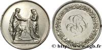 FRANCE Médaille de mariage, Couple antique AMOUR ET MARIAGE 1866 (28mm, 10,96g, 12h) -