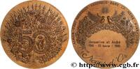 FRANCE Médaille, Noces d’or AMOUR ET MARIAGE 1990 (71,5mm, 170,50g, 12h) -