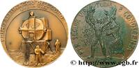 FRANCE Médaille, Premier atterrissage de l’homme sur la l CONQUÊTE DE L'ESPACE - EXPLORATION SPATIALE 1969 (59,5mm, 82,67g, 12h) -