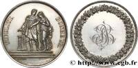 FRANCE Médaille de mariage, Fidélité et Bonheur AMOUR ET MARIAGE 1854 (38,5mm, 25,16g, 12h) -