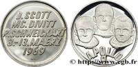 FRANCE Médaille, Apollo 9 - vol spatial CONQUÊTE DE L'ESPACE - EXPLORATION SPATIALE 1969 (33mm, 14,91g, 12h) -