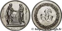 FRANCE Médaille de mariage, Couple antique AMOUR ET MARIAGE 1874 (35mm, 18,6g, 12h) -