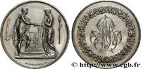 FRANCE Médaille de mariage, Couple antique AMOUR ET MARIAGE 1877 (35mm, 18,1g, 12h) -