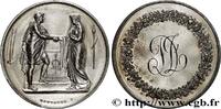 FRANCE Médaille de mariage, Couple antique AMOUR ET MARIAGE 1877 (35mm, 17,8g, 12h) -