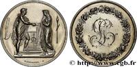 FRANCE Médaille de mariage, Couple antique AMOUR ET MARIAGE 1884 (34,5mm, 18,07g, 12h) -