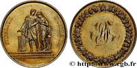 FRANCE Médaille de mariage, Fidélité et Bonheur AMOUR ET MARIAGE 1848 (38,5mm, 25,66g, 12h) -