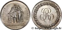 FRANCE Médaille de mariage, Fidélité et Bonheur AMOUR ET MARIAGE 1860 (39mm, 25,69g, 12h) -