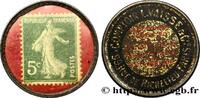 POSTAGE STAMPS AS CURRENCY Timbre 5 Centimes POSTAGE STAMPS AS CURRENCY Paris n.d. (32,5mm, 1,64g, h) -