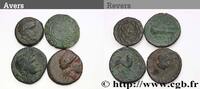 Lot de quatre monnaies LOTS (mm, g, h) -