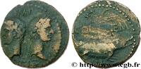 THE JULIO-CLAUDIANS (27 BC to 69 AD) Dupondius AUGUSTUS and AGRIPPA Nîmes, Gaule c. 9/8-3 AC. (25,5mm, 11,82g, 10h) -
