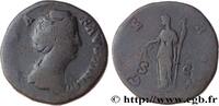 THE ANTONINES (96 AD to 192 AD) Sesterce FAUSTINA MAJOR Rome 148 (après) (31,5mm, 21,43g, 12h) -