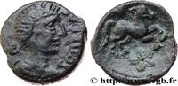 FRANCE Bronze SVTICOS, classe V à la petite tête de face VELIOCASSES (Area of Norman Vexin) c. 50-40 AC. (15mm, 2,81g, 1h) -