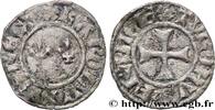 FRANCE Denier tournois CHARLES VII LE BIEN SERVI / THE WELL-SERVED Troyes n.d. (17,5mm, 0,87g, 6h) -