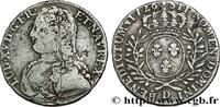 FRANCE Demi-écu aux branches d'olivier, buste habillé LOUIS XV THE BELOVED Lyon 1726 (30,5mm, 14,35g, 6h) -