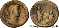 THE ANTONINES (96 AD to 192 AD) Sesterce HADRIAN Rome 136 (31mm, 24,43g, 6h) -
