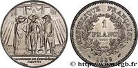 FRANCE Essai de 1 franc États Généraux V REPUBLIC Paris 1989 (24mm, 6,00g, 6h) -