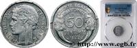 FRANCE 50 centimes Morlon, légère PROVISIONAL GOVERNEMENT OF THE FRENCH REPUBLIC 1944 (18mm, 0,70g, 6h) -