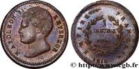 FRANCE Essai-piéfort en bronze de 1 centime en bronze NAPOLEON II 1816 (18,9mm, 4,33g, 6h) -