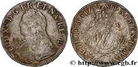 FRANCE Écu aux branches d'olivier, buste habillé LOUIS XV THE BELOVED Pau 1734 (40mm, 29,18g, 6h) -