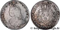 FRANCE Écu aux branches d'olivier, buste habillé LOUIS XV THE BELOVED Paris 1736 (41mm, 28,96g, 6h) -