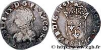 FRANCE Teston, 5e type CHARLES IX Limoges 1565 (28mm, 9,19g, 3h) -