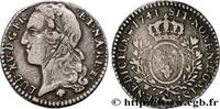 FRANCE Dixième d'écu aux branches d’olivier, tête ceinte LOUIS XV THE BELOVED Pau 1741 (21mm, 2,73g, 6h) -