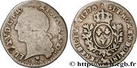 FRANCE Vingtième d'écu aux branches d’olivier, tête ceint LOUIS XV THE BELOVED Pau 1770 (19mm, 1,52g, 6h) -