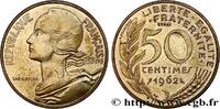 FRANCE Essai de 50 centimes Marianne V REPUBLIC Paris 1962 (25mm, 7,01g, 6h) -