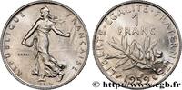 FRANCE Essai de 1 franc Semeuse, nickel V REPUBLIC Paris 1959 (24mm, 6,0g, 6h) -