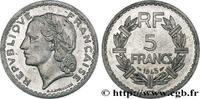 FRANCE Essai de 5 francs Lavrillier, aluminium PROVISIONAL GOVERNEMENT OF THE FRENCH REPUBLIC 1945 (31mm, 3,92g, 6h) -