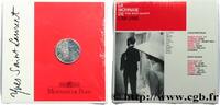 FRANCE Brillant Universel 5 francs argent - Yves St Laure COMMEMORATIVE COINS MONNAIE DE PARIS Paris 2000 (29mm, 12g, h) -