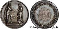 FRANCE Médaille de mariage, Couple antique AMOUR ET MARIAGE 1885 (41mm, 31,72g, 12h) -