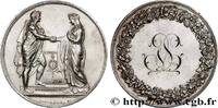 FRANCE Médaille de mariage, Couple antique AMOUR ET MARIAGE 1840 (41mm, 31,46g, 12h) -