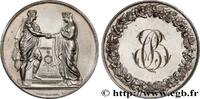 FRANCE Médaille de mariage, Couple antique AMOUR ET MARIAGE 1830 (40,5mm, 31,50g, 12h) -