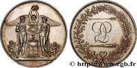 FRANCE Médaille de Mariage, Paix de Lunéville (1801) AMOUR ET MARIAGE 1821 (40,50mm, 30,88g, 12h) -