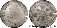 FRANCE Écu aux huit L, 2e type LOUIS XIV THE SUN KING Rennes 1704 (46mm, 27,22g, 6h) -