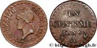 FRANCE Un centime Dupré DIRECTOIRE Paris 1798 (18mm, 1,75g, 6h) -