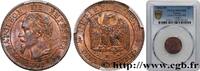 FRANCE Deux centimes Napoléon III, tête laurée SECOND EMPIRE Strasbourg 1862 (20mm, 2g, 6h) -