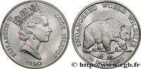 COOK ISLANDS 50 Dollars Proof Grizzly COOK ISLANDS 1990 (38,5mm, 19,75g, 12h) -