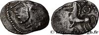 FRANCE Denier à la tête casquée stylisée EDUENS, ÆDUI (BIBRACTE, Area of the Mont-Beuvray) Autun (71) c. 80-50 AC. (13mm, 1,89g, 1h) -