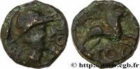 FRANCE Potin TOC/TOC au lion GALLIA BELGICA - SEQUANI (Area of Besançon) c.58-50 AC. (16mm, 2,98g, 12h) -