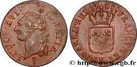 FRANCE Sol dit à l'écu LOUIS XVI Bordeaux 1791 (30mm, 11,20g, 6h) -